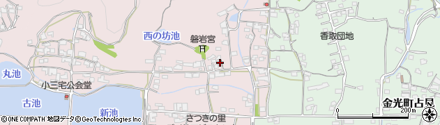 岡山県浅口市金光町地頭下935周辺の地図