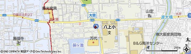 大阪府堺市美原区大饗141周辺の地図