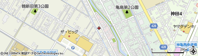 岡山県倉敷市連島町鶴新田3151周辺の地図