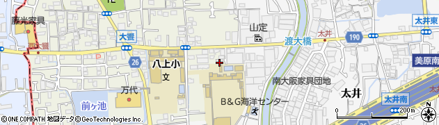 大阪府堺市美原区大饗102周辺の地図
