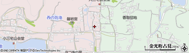 岡山県浅口市金光町地頭下883周辺の地図