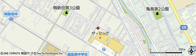 岡山県倉敷市連島町鶴新田1129-15周辺の地図