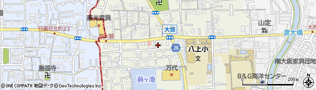 大阪府堺市美原区大饗149-11周辺の地図