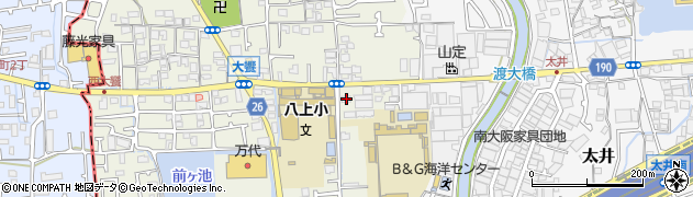 大阪府堺市美原区大饗110周辺の地図
