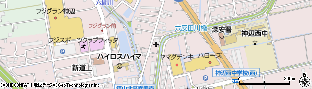 広島県福山市神辺町十九軒屋38周辺の地図