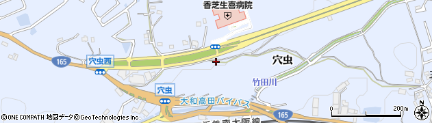 奈良県香芝市穴虫3291周辺の地図