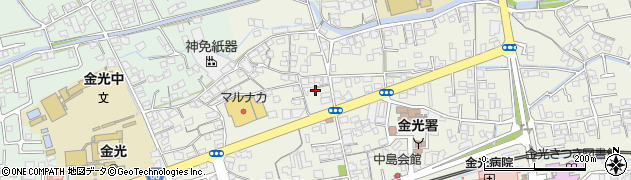 岡山県浅口市金光町占見新田557周辺の地図