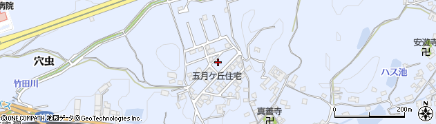 奈良県香芝市穴虫1904-15周辺の地図