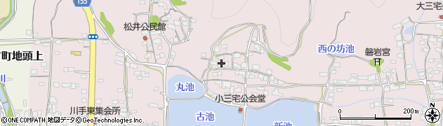 岡山県浅口市金光町地頭下608周辺の地図
