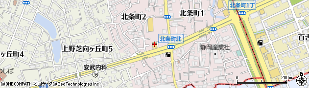 びっくりドンキー上野芝店周辺の地図