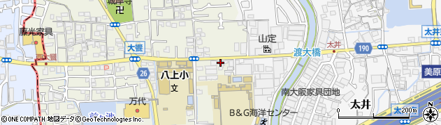 大阪府堺市美原区大饗101周辺の地図