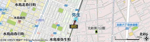 岡山県倉敷市周辺の地図