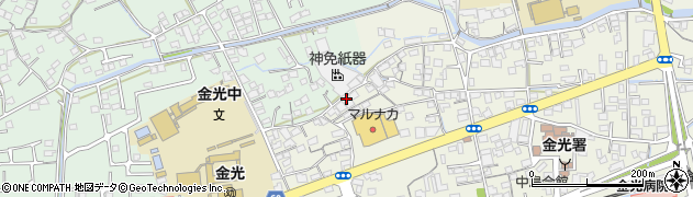 岡山県浅口市金光町占見新田540周辺の地図
