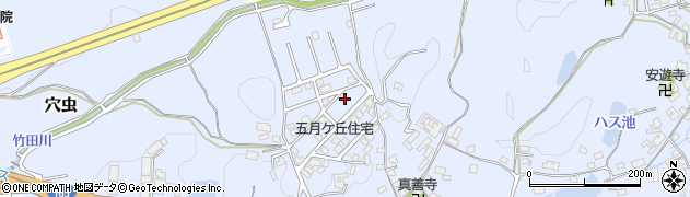 奈良県香芝市穴虫1904-17周辺の地図