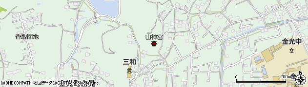 山神宮周辺の地図