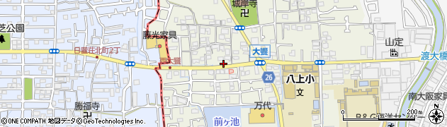 大阪府堺市美原区大饗332周辺の地図