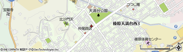 榛原天満台西郵便局周辺の地図