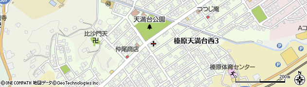 奈良県宇陀市榛原天満台西周辺の地図
