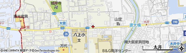 大阪府堺市美原区大饗98周辺の地図
