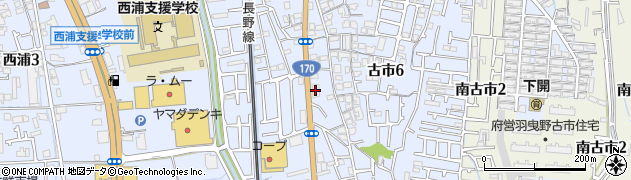 羽曳野金庫店周辺の地図