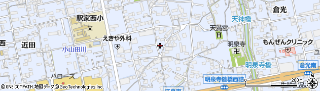 広島県福山市駅家町倉光558周辺の地図