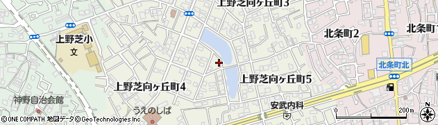 大阪府堺市西区上野芝向ヶ丘町周辺の地図