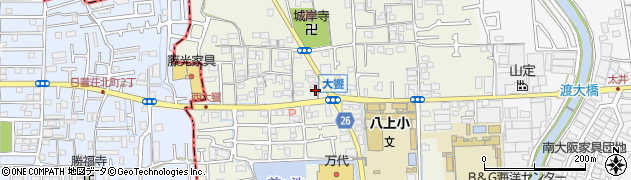 大阪府堺市美原区大饗162周辺の地図