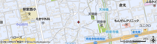 広島県福山市駅家町倉光611周辺の地図