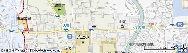 大阪府堺市美原区大饗99周辺の地図