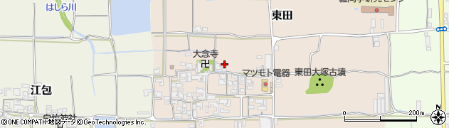 奈良県桜井市東田200周辺の地図