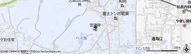 奈良県香芝市穴虫1103周辺の地図