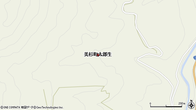 〒515-3536 三重県津市美杉町太郎生の地図