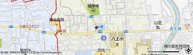 大阪府堺市美原区大饗164周辺の地図