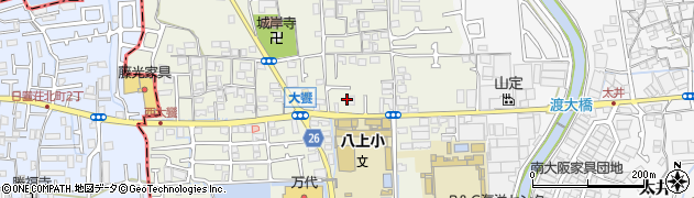 大阪府堺市美原区大饗170周辺の地図