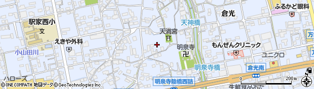 広島県福山市駅家町倉光617周辺の地図