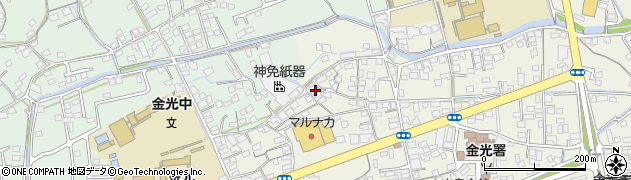 岡山県浅口市金光町占見新田599周辺の地図