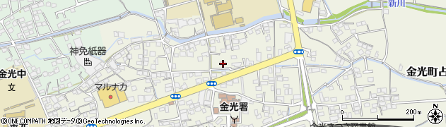 岡山県浅口市金光町占見新田647周辺の地図