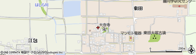 奈良県桜井市東田99周辺の地図