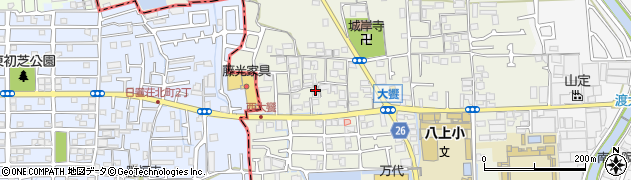 大阪府堺市美原区大饗337周辺の地図