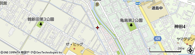 岡山県倉敷市連島町鶴新田3154周辺の地図
