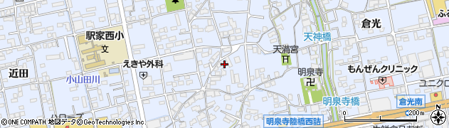 広島県福山市駅家町倉光598周辺の地図