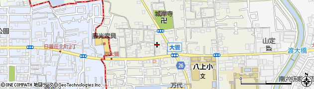 大阪府堺市美原区大饗152周辺の地図