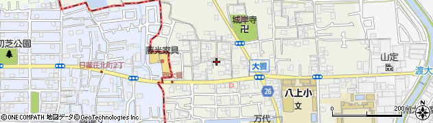 大阪府堺市美原区大饗334周辺の地図
