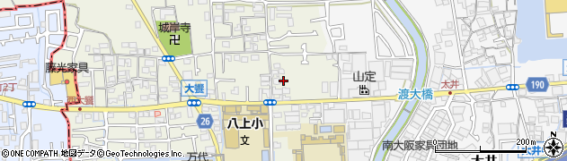 大阪府堺市美原区大饗88周辺の地図