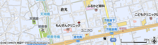 広島県福山市駅家町倉光134周辺の地図