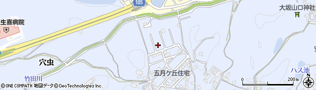 奈良県香芝市穴虫1857-34周辺の地図