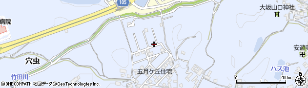 奈良県香芝市穴虫1857-31周辺の地図