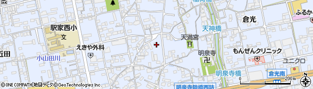 広島県福山市駅家町倉光596周辺の地図