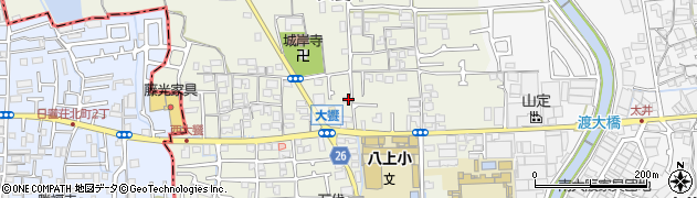 大阪府堺市美原区大饗167周辺の地図