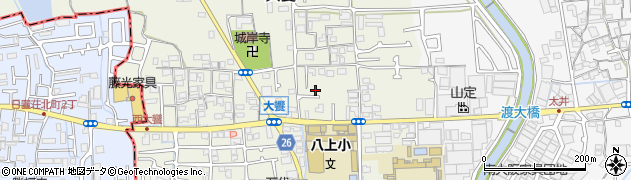 大阪府堺市美原区大饗176周辺の地図